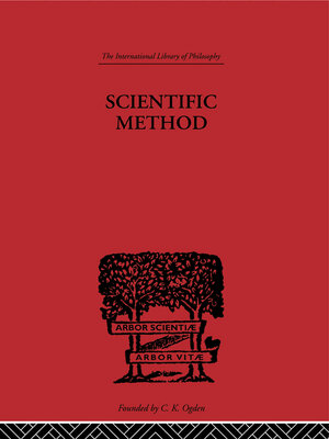 cover image of Scientific method